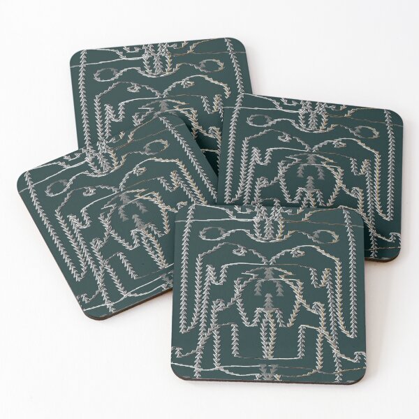 Item preview, Black gray patterns  designed and sold by jotcar.