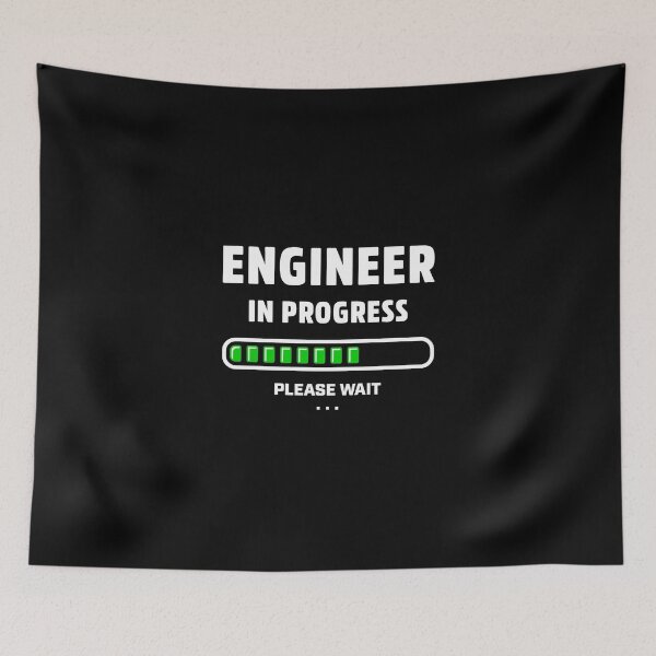 Item preview, Engineer In Progress Please Wait Funny Engineering Gift designed and sold by soldeokate.