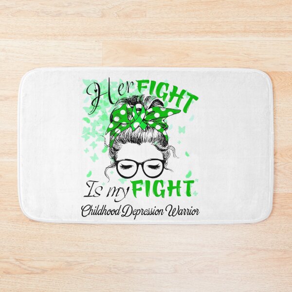 Item preview, Her Fight Is My Fight Childhood Depression Warrior designed and sold by rechardtee.