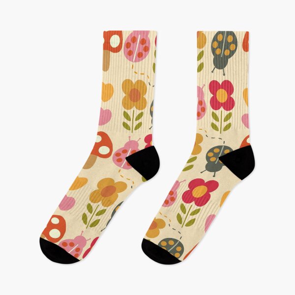 Item preview, Retro Bugs and Flowers designed and sold by KathrinLegg.
