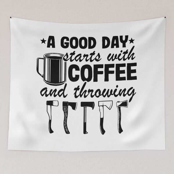 Item preview, Coffee & Axe Throwing Quote Gift Funny Hatchet designed and sold by Stronzi.