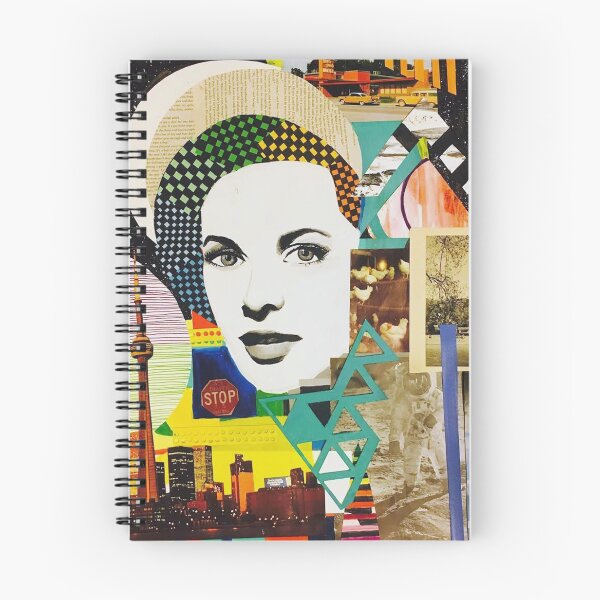 Artikelvorschau, Mixed-Media-Collage-Portrait entworfen und verkauft von clairemartwork.