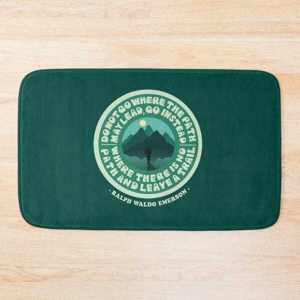 Item preview, Do not go where the path may lead quote (green) designed and sold by NVINY.