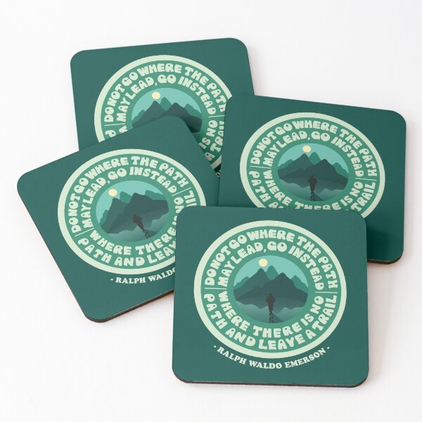 Item preview, Do not go where the path may lead quote (green) designed and sold by NVINY.