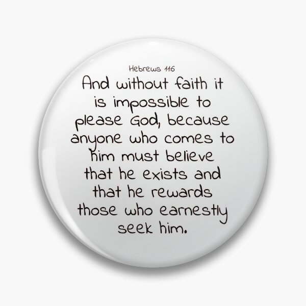 Item preview, Bible verse: Hebrews 11:6 designed and sold by john-3-16.