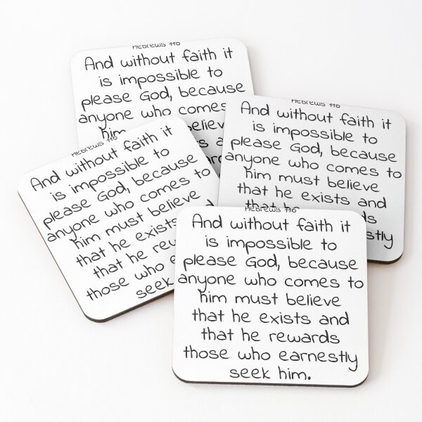Item preview, Bible verse: Hebrews 11:6 designed and sold by john-3-16.