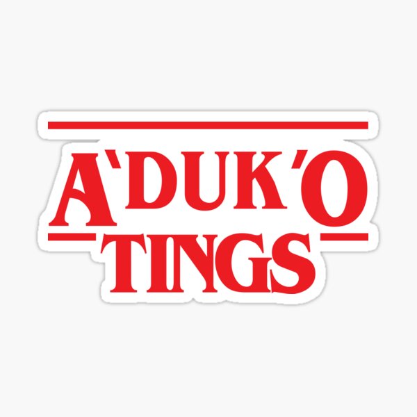 Aperçu de l'œuvre A'duk'o Tings créée et vendue par mactendesigns.