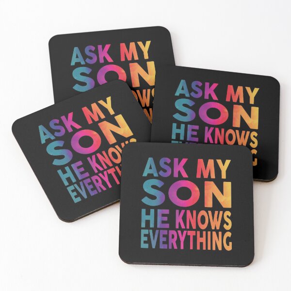 Item preview, Ask My Son He Knows Everything Funny designed and sold by YAHIA-14.