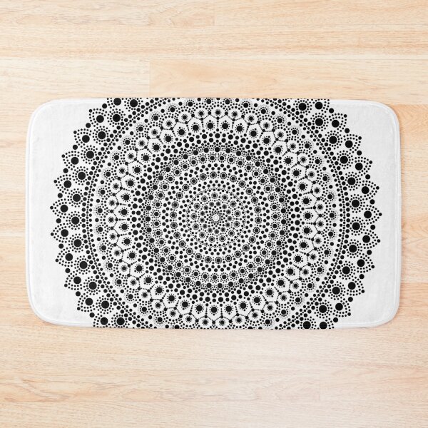 Item preview, Aboriginal Art Aborigine Australian Indigenous aboriginal Flag autochthon Bigambul Dots Circle Black and white black and white Abstract Abstract Day Gift For Mother dotart Sister Painting Mom Mosaic designed and sold by MeryemSpace.