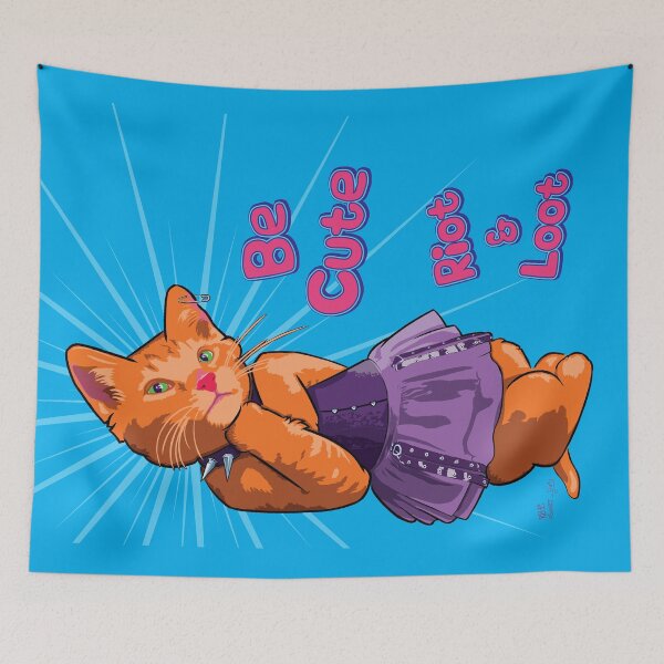 Item preview, Be Cute, Riot & Loot designed and sold by SmartDirty.