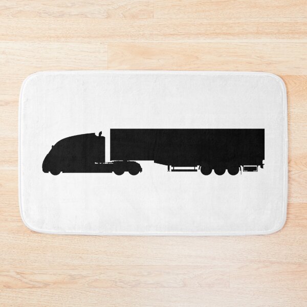 Item preview, US truck, US lorry with semi trailer. LKW, TIR Truck with trailer silhouetteboss, silhouette boss designed and sold by Marcin Adrian.