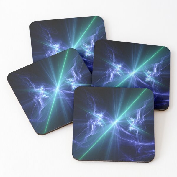 Item preview, Beautiful Abstract Pattern Of Colored Smooth Lines On A Black Background designed and sold by tatkhagata.