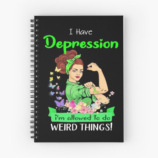 Item preview, I Have Depression I'm Allowed To Do Weird Things designed and sold by largellie.