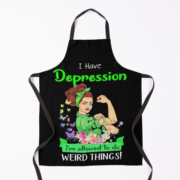 Item preview, I Have Depression I'm Allowed To Do Weird Things designed and sold by largellie.