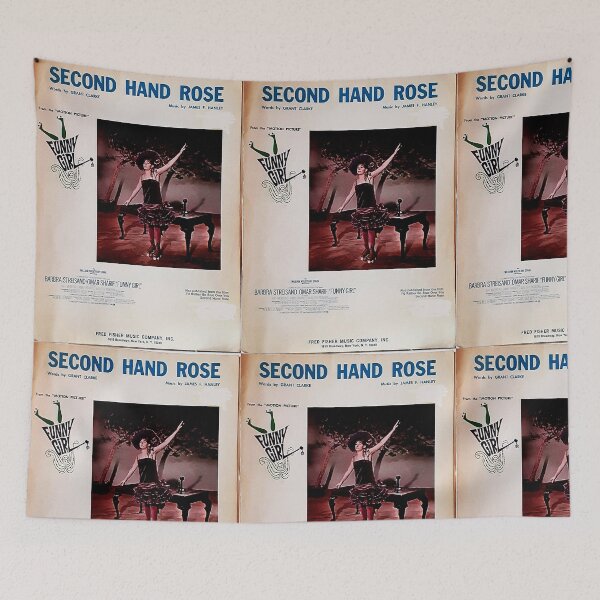Item preview, Second Hand Rose, Funny Girl, Sheet Music designed and sold by Vintaged.