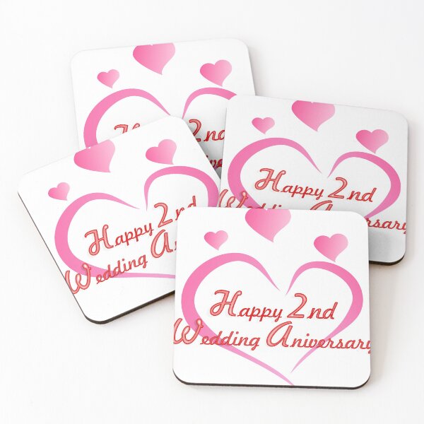 Item preview, Happy 2nd wedding anniversary designed and sold by namifile.