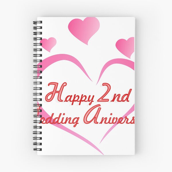 Item preview, Happy 2nd wedding anniversary designed and sold by namifile.
