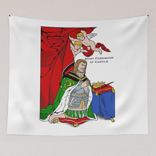 Item preview, ST FERDINAND OF CASTILE designed and sold by CatholicSaints.