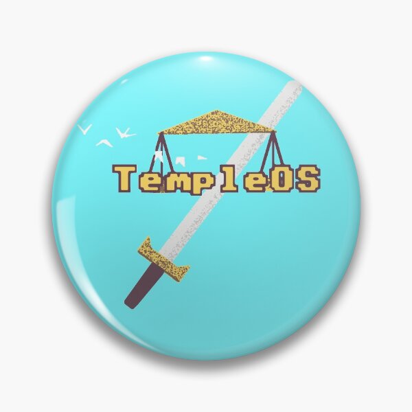 Item preview, Temple OS Pastel (BLUE background) designed and sold by Ratch2929.