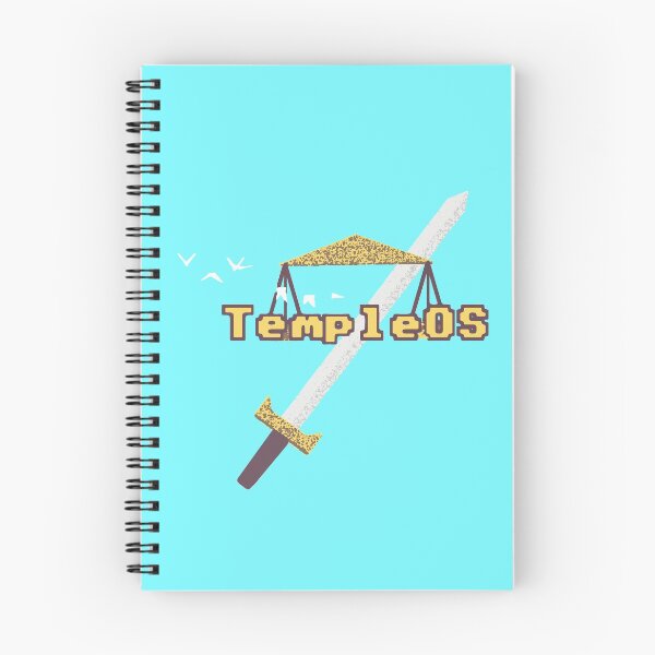 Item preview, Temple OS Pastel (BLUE background) designed and sold by Ratch2929.