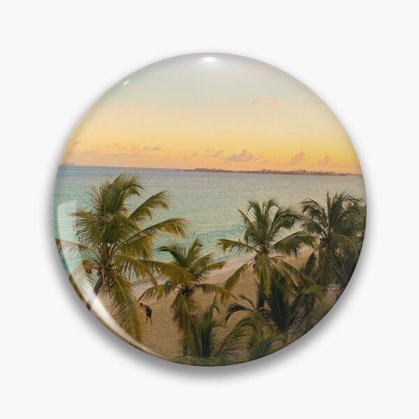 Item preview, Aesthetic Orange Sunset At The Beach designed and sold by Barolina.
