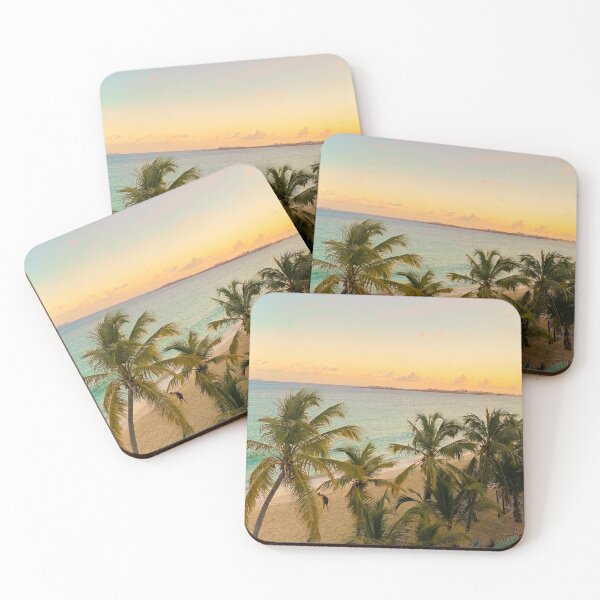 Item preview, Aesthetic Orange Sunset At The Beach designed and sold by Barolina.
