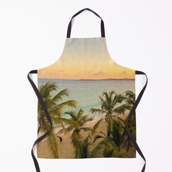 Item preview, Aesthetic Orange Sunset At The Beach designed and sold by Barolina.