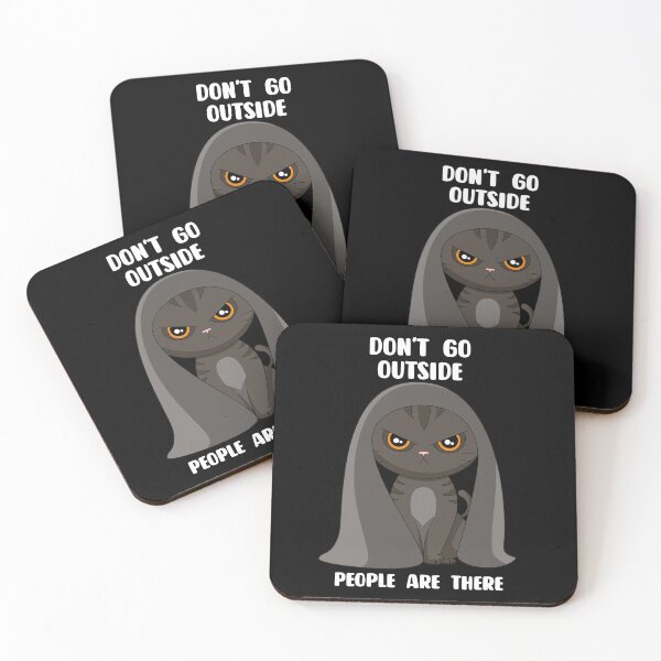 Item preview, Cat - Don't Go Outside designed and sold by therocketman.