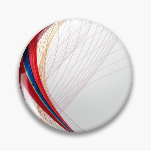 Item preview, Red Blue Half Circles Abstract Art designed and sold by Bruce ALMIGHTY Baker.