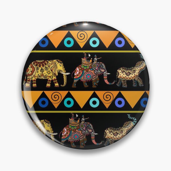 Artikelvorschau, Elefanten Traditionelle Elefanten-Sri-lankische und afrikanische Mandala-Kunst entworfen und verkauft von Pearl-Island.