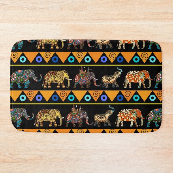 Item preview, Elephants Traditional Elephant Sri Lankan and African Mandala Art  designed and sold by Pearl-Island.