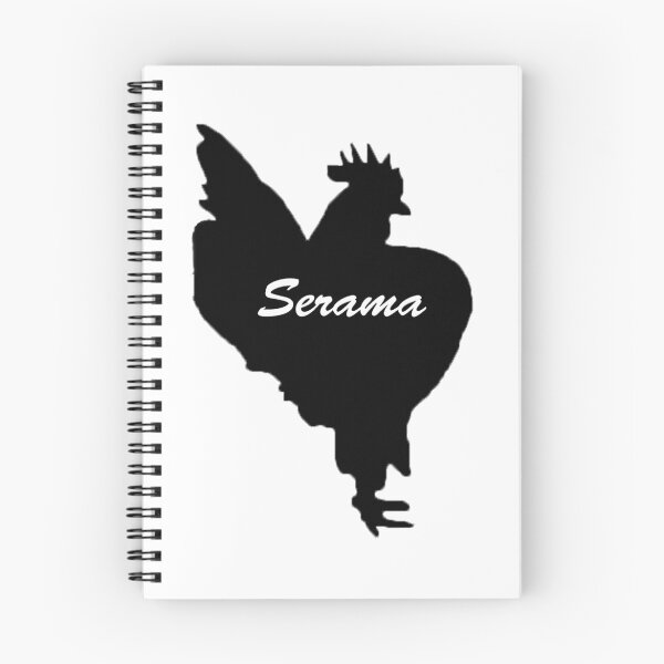 Item preview, Serama Chicken Table Top Malaysian Show bird Black White designed and sold by Thunderangel77.