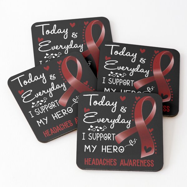 Item preview, Today And Everyday I Support My Hero Headaches Awareness Warrior Gifts designed and sold by hvoid41.