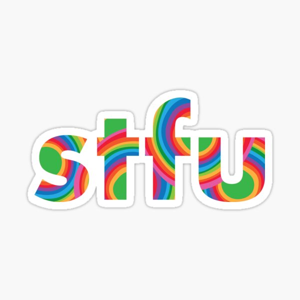 stfu Sticker