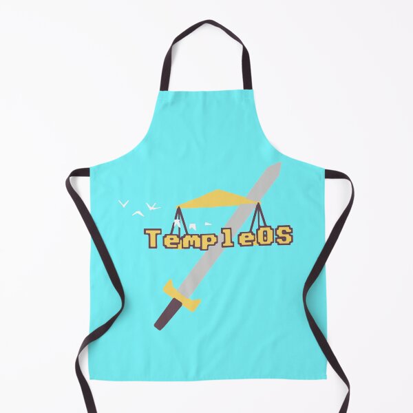 Item preview, Temple OS Flat Pastel (BLUE background) designed and sold by Ratch2929.