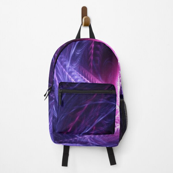 Item preview, Beautiful Abstract Pattern Of Colored Smooth Lines On A Black Background designed and sold by tatkhagata.