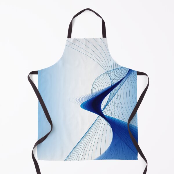 Artikelvorschau, Blaue Linien abstrakte Kunst entworfen und verkauft von Bruce ALMIGHTY Baker.
