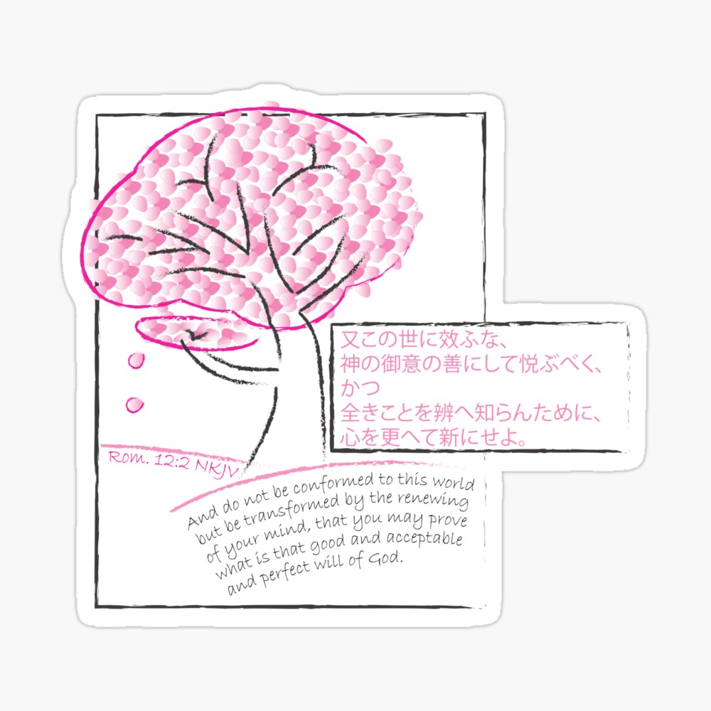 Romans 12 2 Blossoming Brain Greeting Card By Ben Kaptur Redbubble