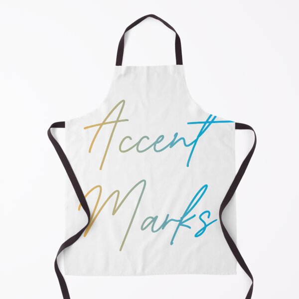 Aperçu de l'œuvre Marques d'accent - Logo blanc créée et vendue par AccentMarks.