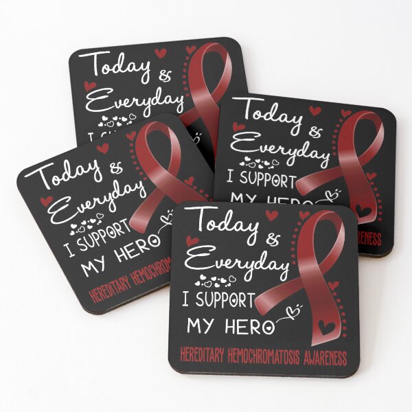 Item preview, Today And Everyday I Support My Hero Hereditary Hemochromatosis Awareness Warrior Gifts designed and sold by hvoid41.