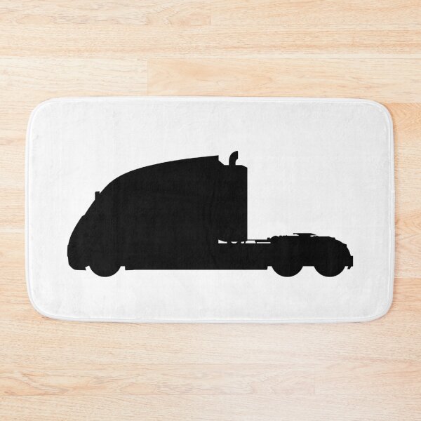 Item preview, US truck, US lorry with semi trailer. LKW, TIR Truck with trailer silhouetteboss, silhouette boss designed and sold by Marcin Adrian.