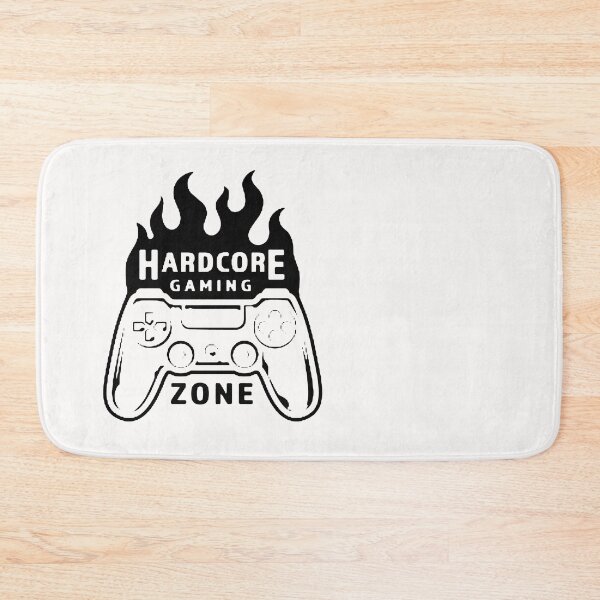 Item preview, Hardcore Gaming Zone Vintage Monochrome Gaming White designed and sold by WearWolfDesigns.