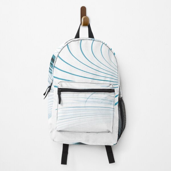 Item preview, Blue Curved Lines Abstract Art designed and sold by Bruce ALMIGHTY Baker.