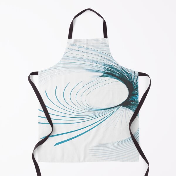 Item preview, Blue Curved Lines Abstract Art designed and sold by Bruce ALMIGHTY Baker.