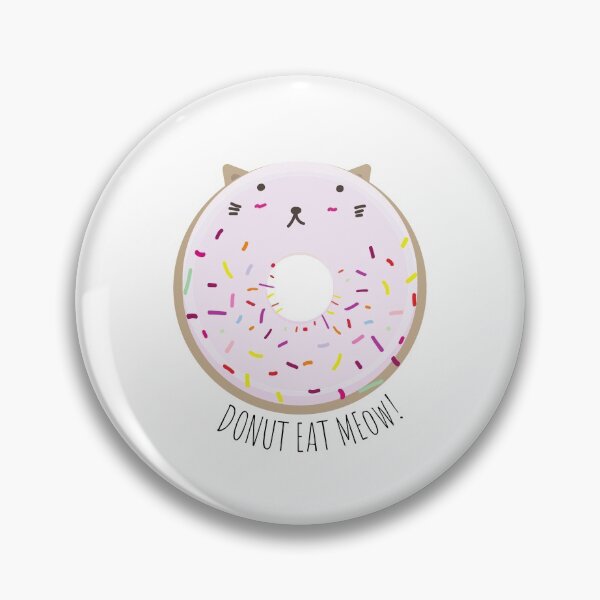 Item preview, Donut Eat Meow, Donut Cat Vanilla designed and sold by sanashibata.