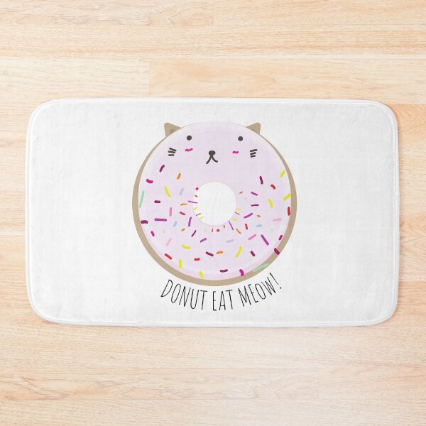 Item preview, Donut Eat Meow, Donut Cat Vanilla designed and sold by sanashibata.