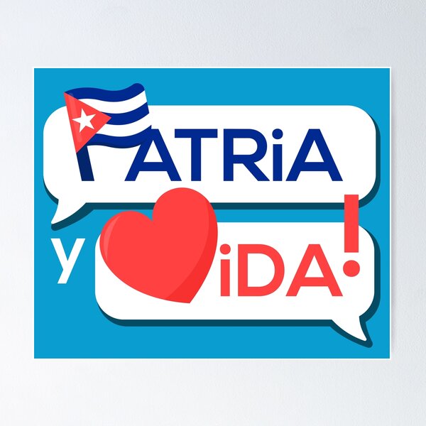 Item preview, PATRIA Y VIDA chat designed and sold by LuksTEESred.