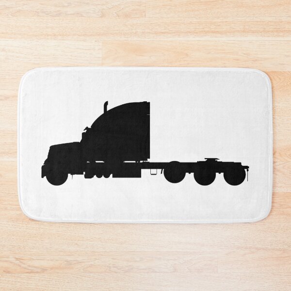Item preview, US truck, US lorry with semi trailer. LKW, TIR Truck with trailer silhouetteboss, silhouette boss designed and sold by Marcin Adrian.