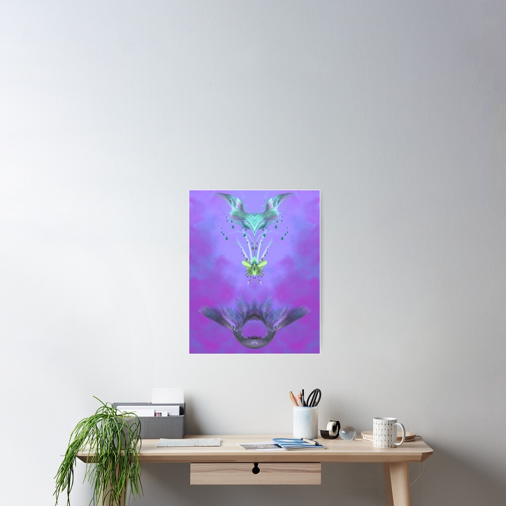 "Purple Abstract Art" Poster for Sale by Zorafromthere Redbubble
