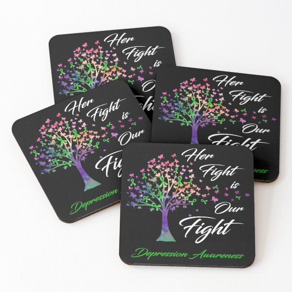 Item preview, Her Fight Is Our Fight Depression Awareness designed and sold by Gillosina.